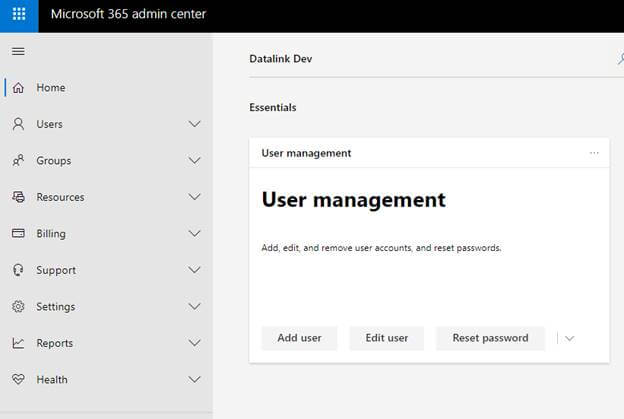O365 Admin Center